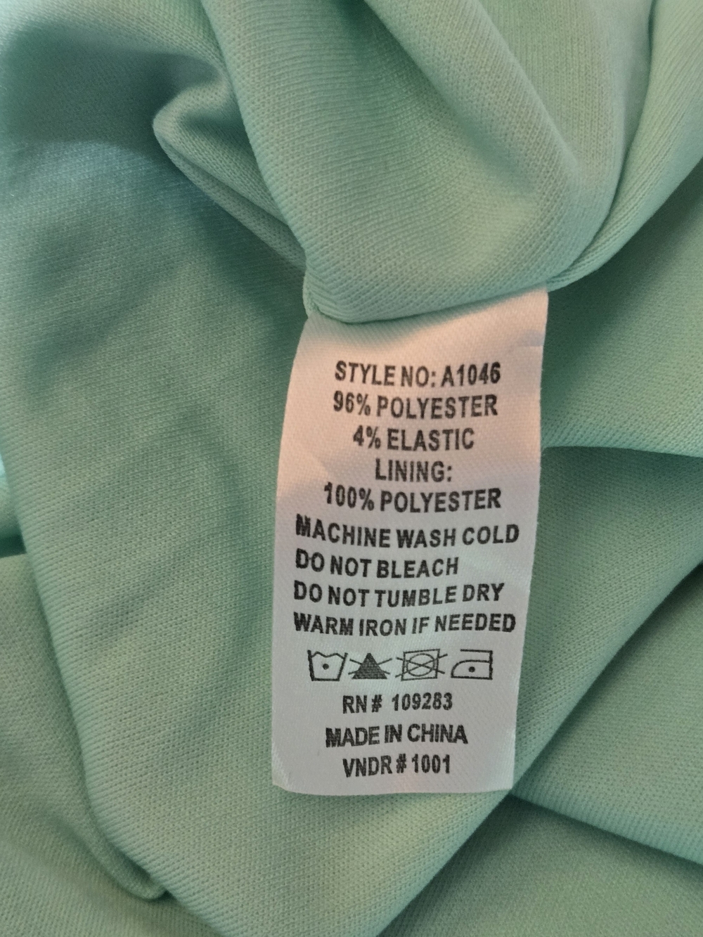 Ocean Drive Turquoise Ribbed Tank - Picture 6 of 7